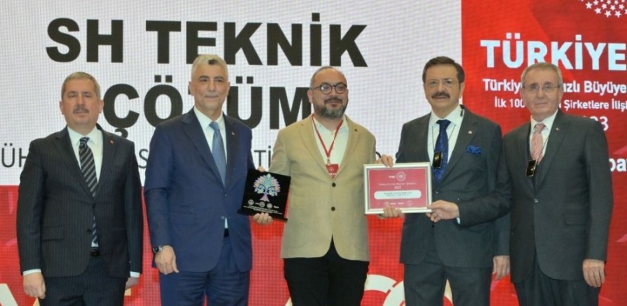 SH Teknik Türkiye’de en hızlı büyüyen 100 firmasında biri