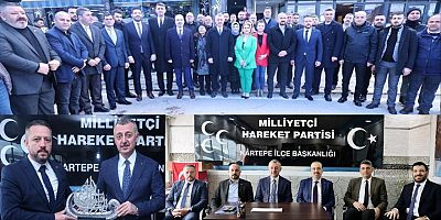 MHP Kartepe İlçe Başkanı Hayati Dilek ve yönetimine Büyükakın ziyareti