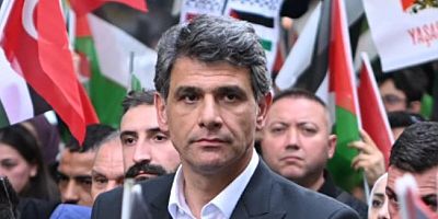 Mustafa Başkan Gazze yürüyüşüne katıldı